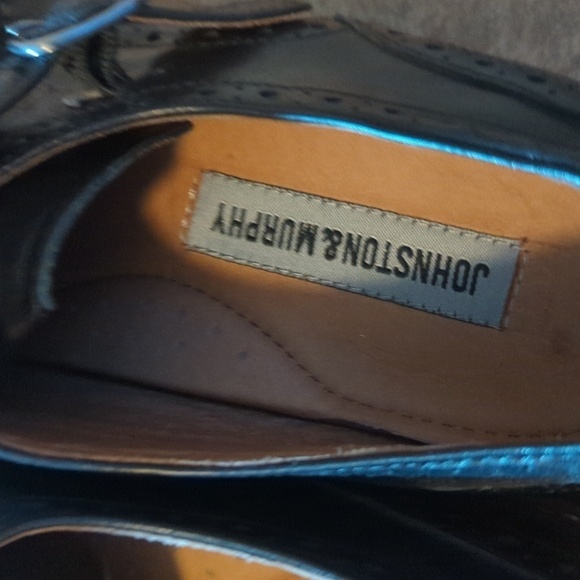 Johnston &Murphy buckle dress shoes.